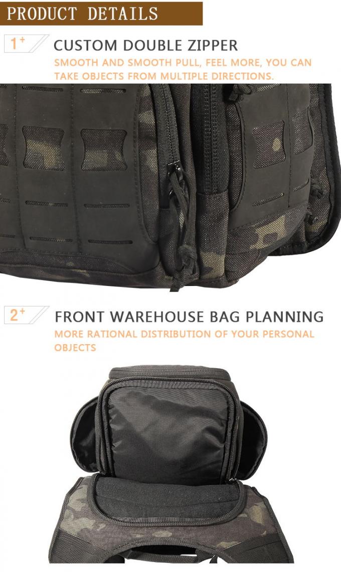 Πολυ - λειτουργικές στρατιωτικές σακίδιο πλάτης ώμων/τσάντα αγγελιοφόρων σφεντονών ταξιδιού