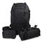 Μαύρο Backpack στρατού/τακτικά Backpacks πεζοπορίας με 3 τσάντες Molle προμηθευτής